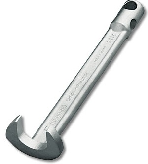 GEDORE Klucz z kłami 19 mm wygięty o kąt prosty 90