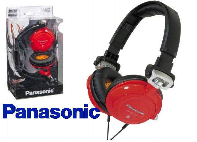 Słuchawki Panasonic RP-DJS400 czerwone
