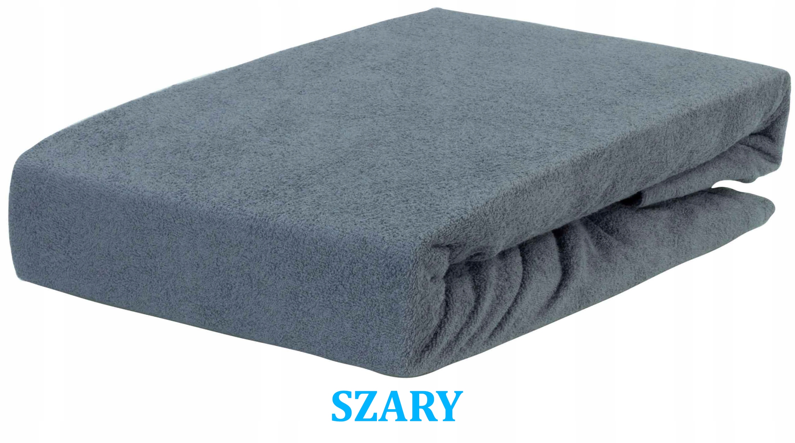 

Szare Prześcieradło Frotte Z Gumką 90/200 Grube