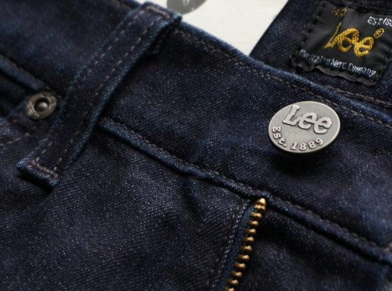 LEE CAIN jeansy rurki stretch EASY RINSE W30 L32 Kolor niebieski