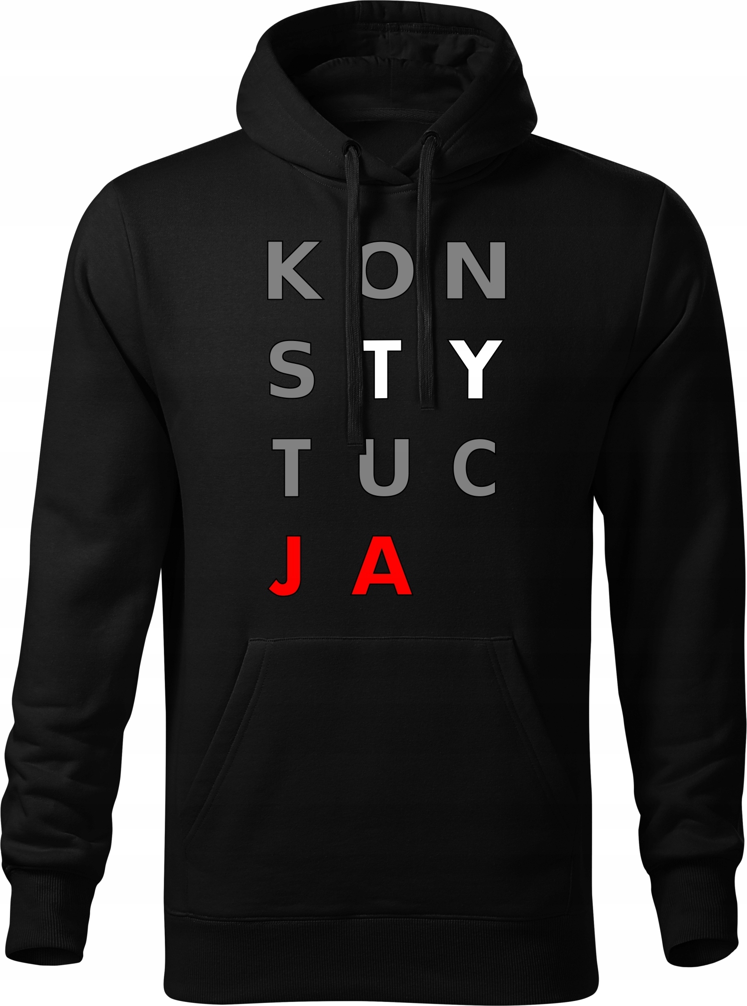

Męska bluza z kapturem Konstytucja Protest S