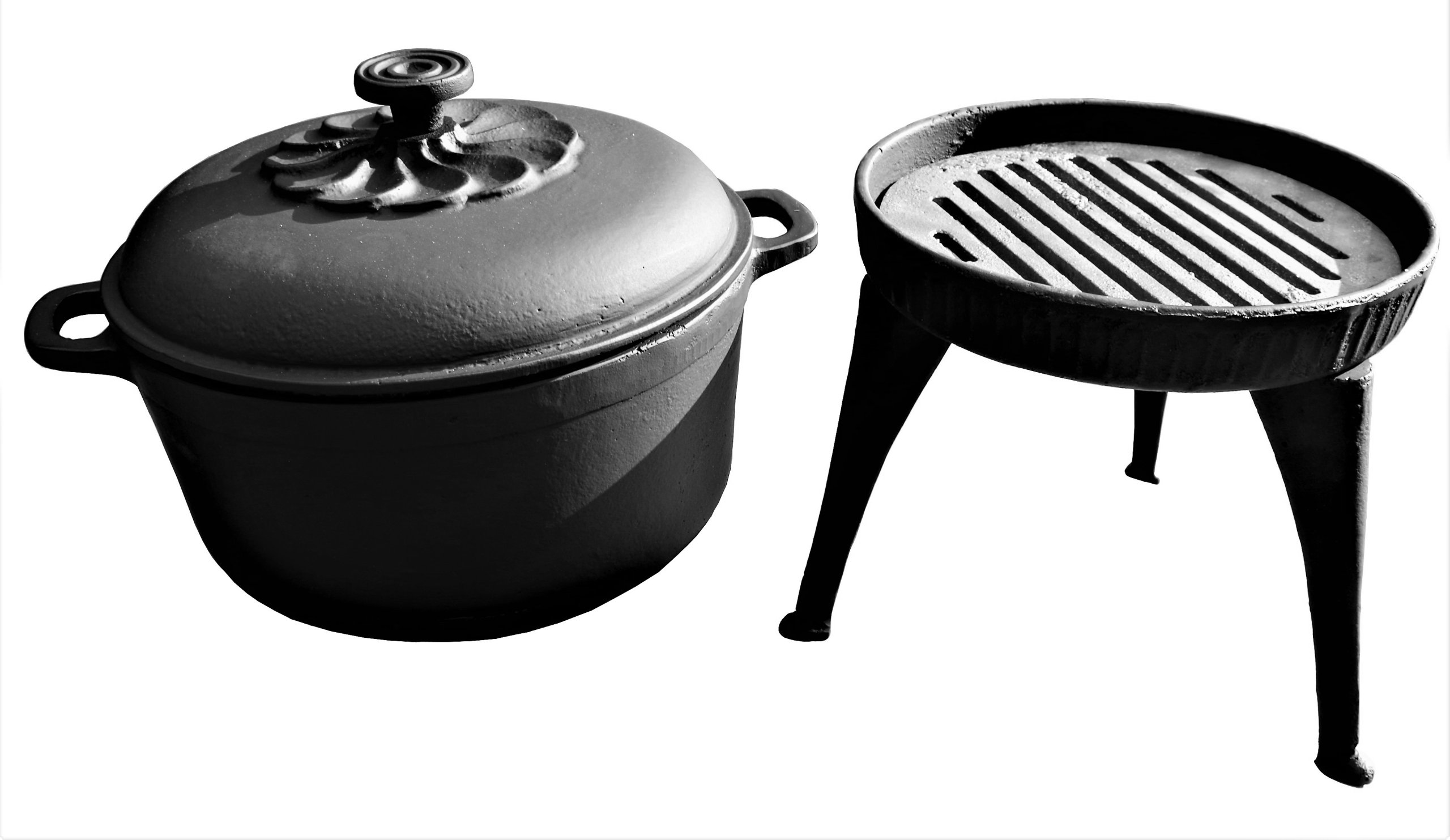 KOCIOŁEK ŻELIWNY MYŚLIWSKI Z RUSZTEM GRILL 8 L Rodzaj stojący