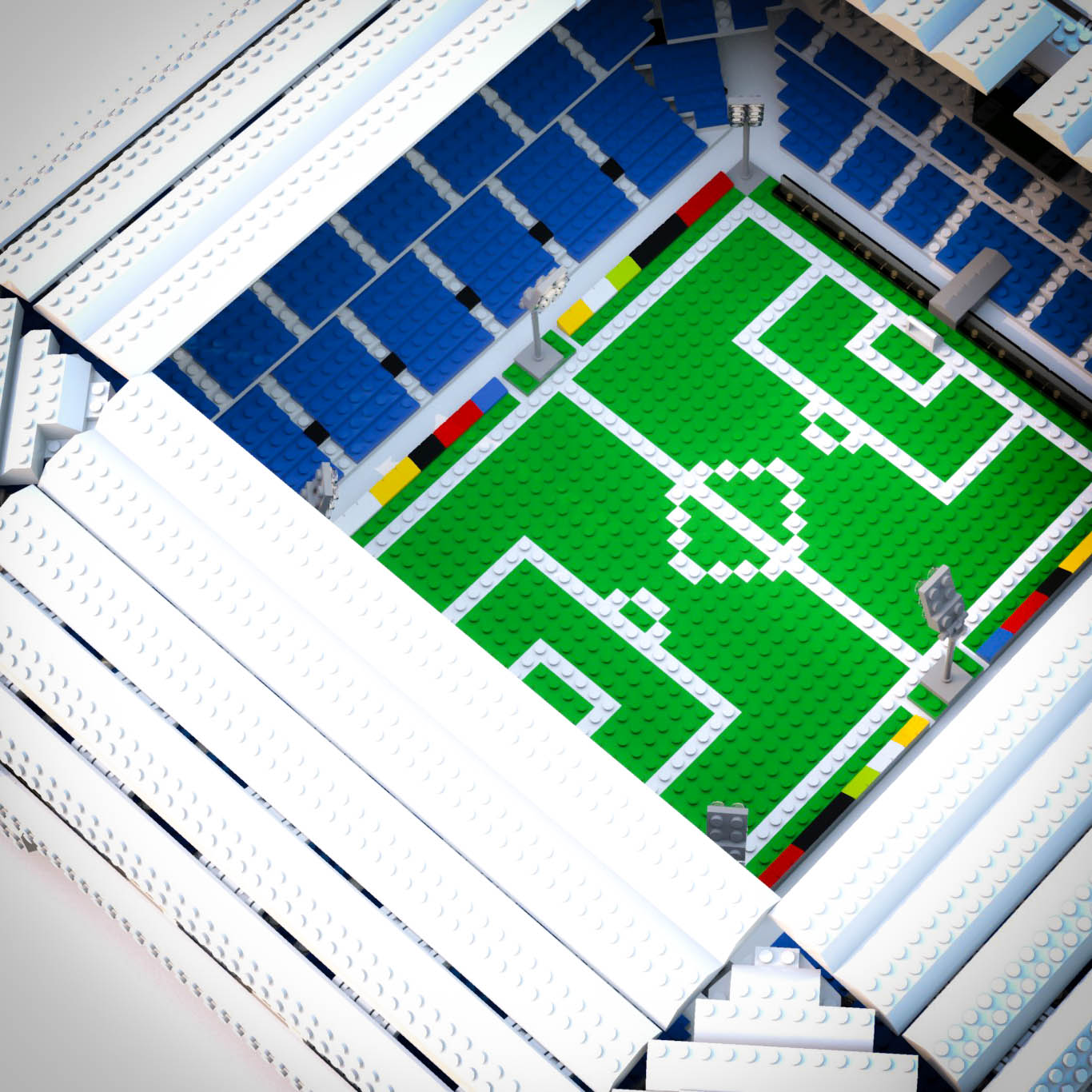 Zdjęcia - Klocki Lego Twoja Makieta stadion Moc z klocków  mini 