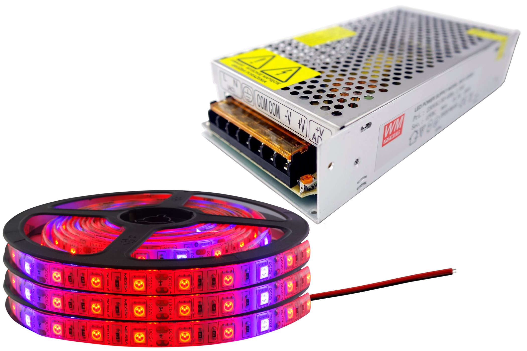 Set Led pásek 300 Grow IP65 pro růst rostlin 15 m