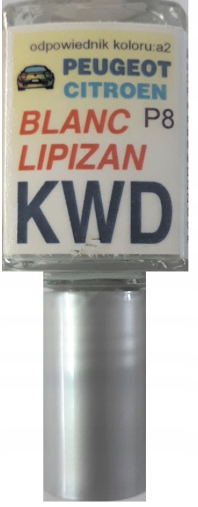CITROEN PEUGEOT KWD BLANC LIPIZAN LAKIER ZAPRAWKA