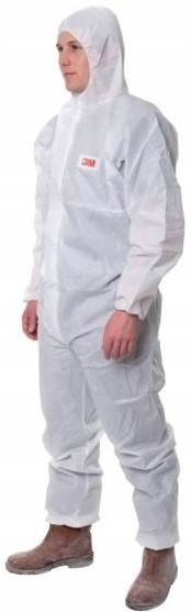 KOMBINEZON OCHRONNY ROBOCZY MĘSKI JEDNORAZOWY 3M Materiał dominujący polipropylen
