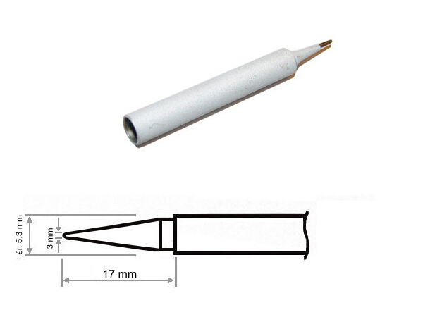 

Grot do ZD-929 ZD-931 ZD-937 stożek 3.0mm N1-36