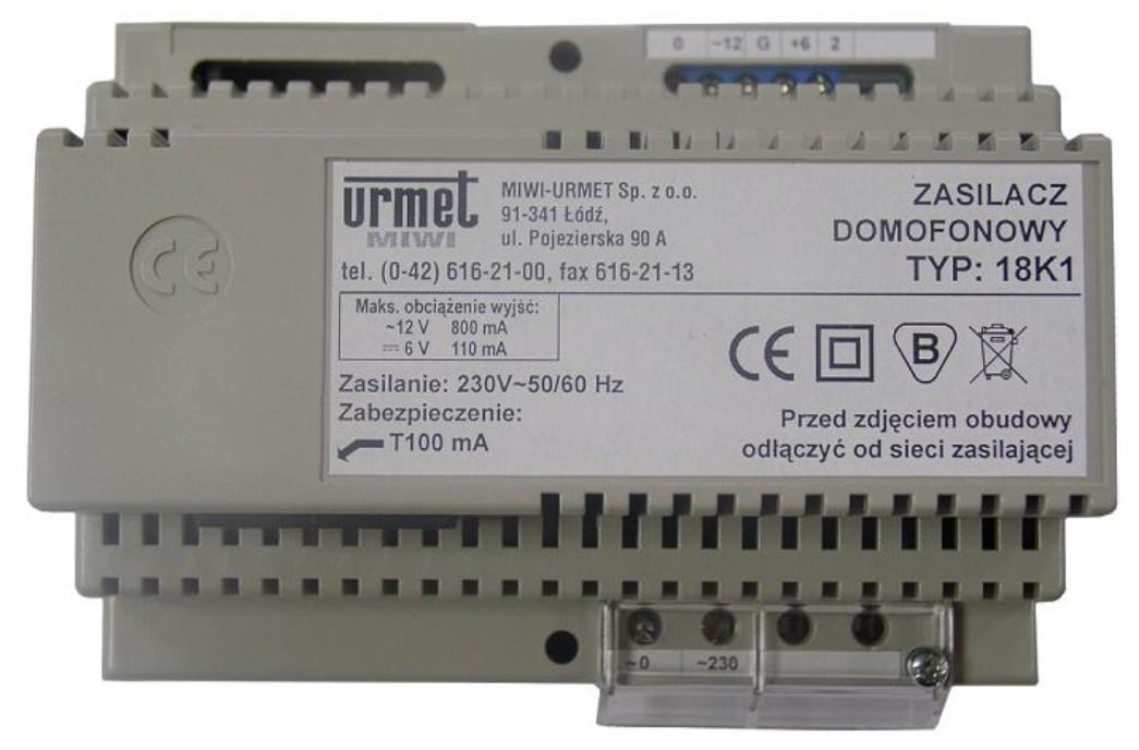 ZESTAW DOMOFONOWY JEDNORODZINNY SET-1 MIWI URMET Rodzaj domofonu Jednorodzinny