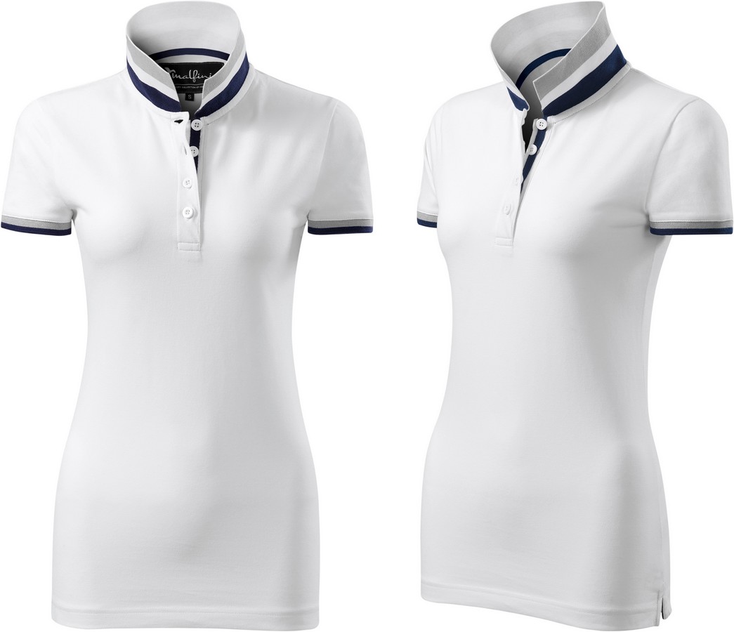 

Damska koszulka polo Collar Up Wysoka Jakość M