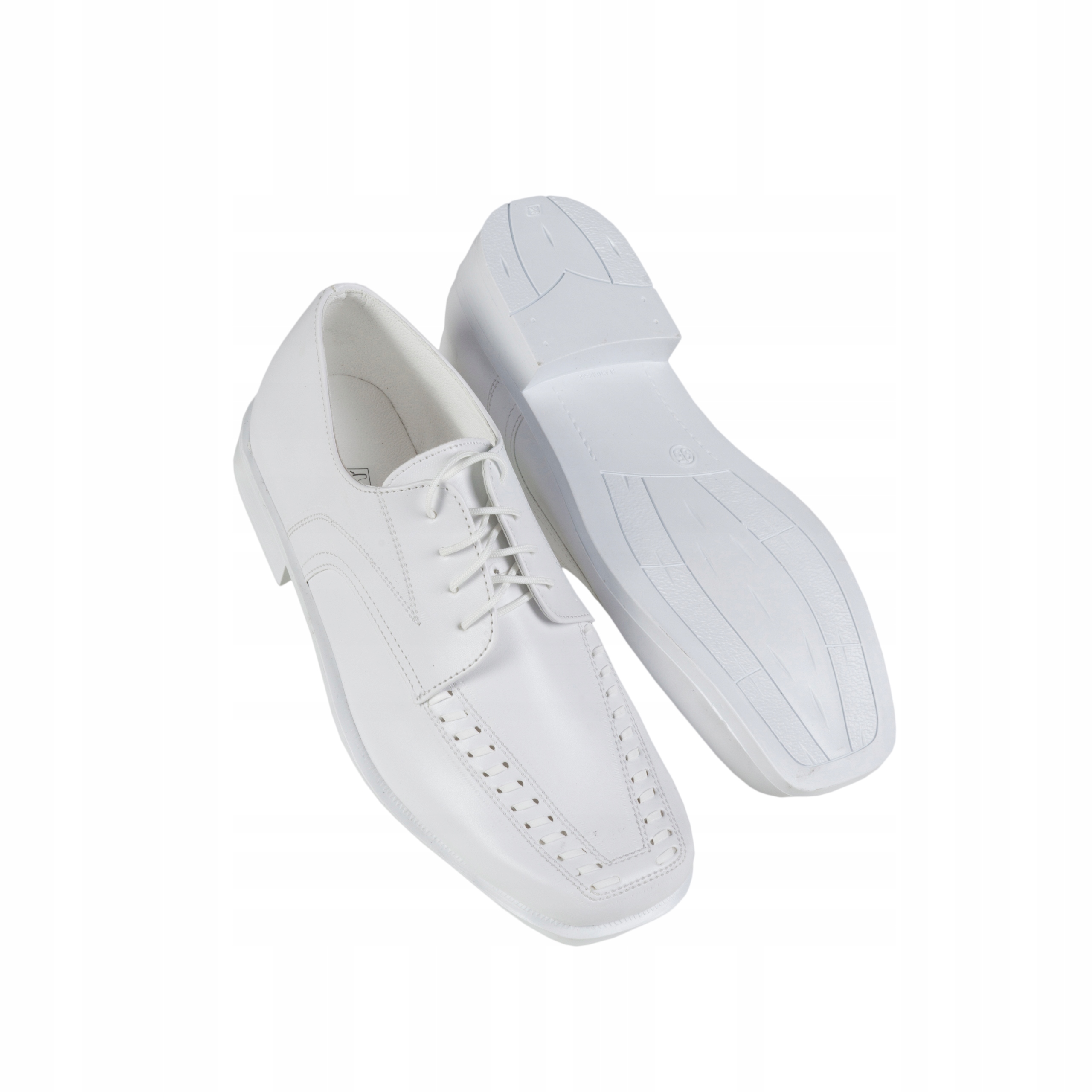 BUTY KOMUNIJNE WIZYTOWE Chłopięce BIAŁE Rozmiar 34 Rozmiar 34