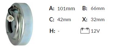 NOWA CEWKA DO KOMPRESORA KLIMATYZACJI MAZDA 3 BK Typ samochodu Samochody osobowe