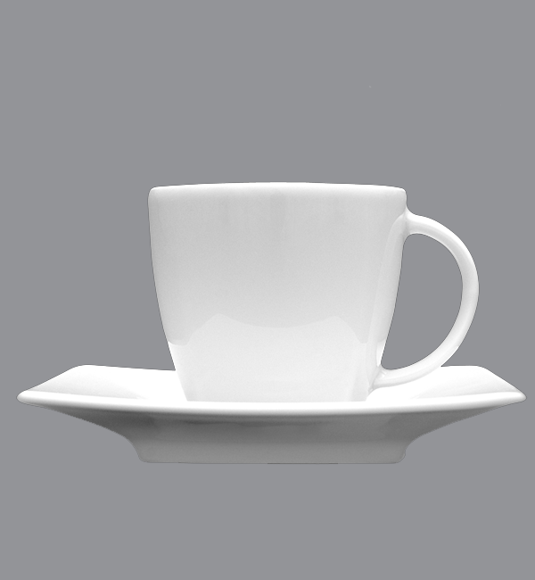 LUBIANA VICTORIA 6x FILIŻANKA 0,2 L + SPODEK LUZ Kolor biały