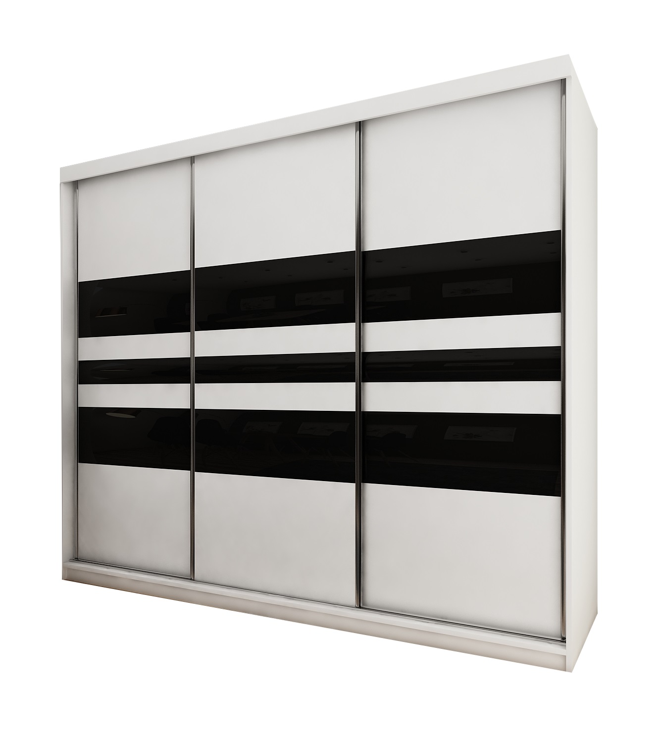 Skříň posuvná Barcelona B-17 250 Bílá Sonoma