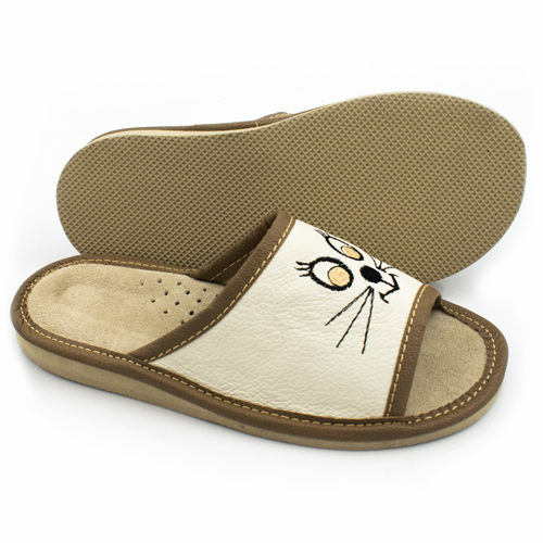 KAPCIE DZIECIĘCE KOT KLAPKI PANTOFLE SKÓRA JAKOŚĆ! Płeć Dziewczynki