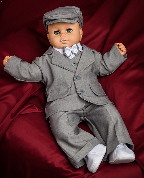 Elegancki Garniturek do Chrztu DOMINIK roz. 62-98 Rozmiar 92