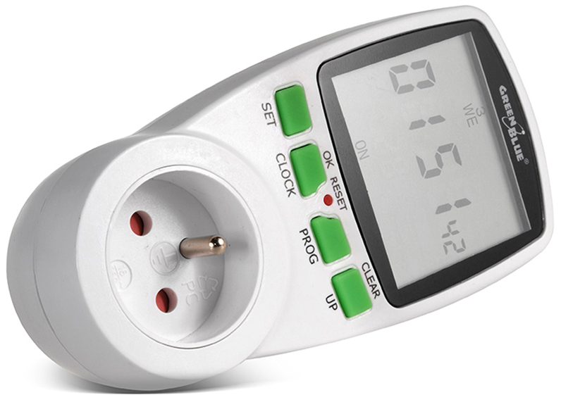 PROGRAMATOR CZASOWY TIMER ELEKTRONICZNY TYGODNIOWY Producent GreenBlue