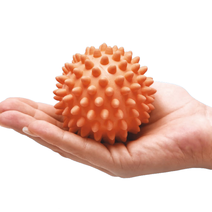 PIŁKA PIŁECZKA REHABILITACYJNA Z KOLCAMI 5 CM Stan opakowania oryginalne