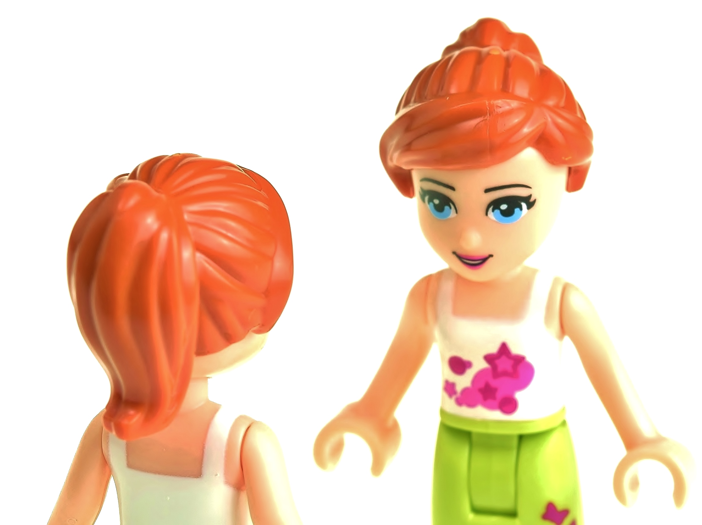 

Lego Włosy damskie 87990 pomarańczowe ciemne