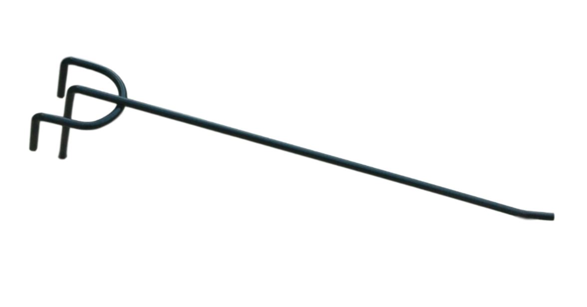 zawieszka uchwyt na kratę 25 cm pojedynczy czarny Kod producenta zawpoj25czr