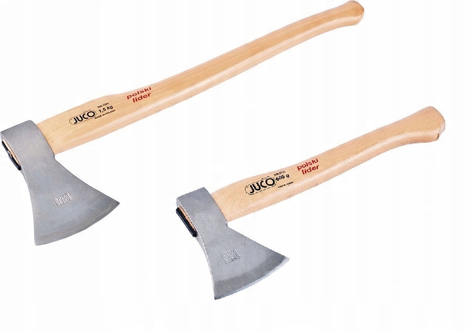

Zestaw siekier 0,4 kg + 1 kg Kute hartowane Juco