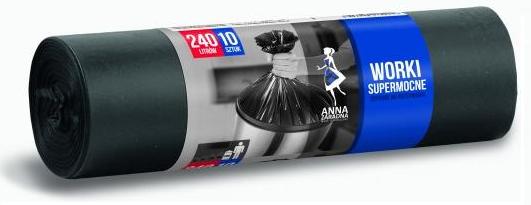 

Worki na śmieci Anna Zaradna 240 l x 10 szt czarne