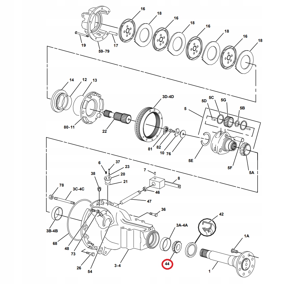 ПОДШИПНИК ЗАДНЕЙ ОСИ CAT 428C 428D 301957 TIMKEN
