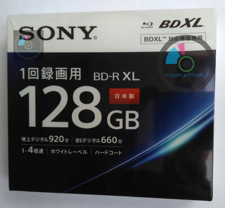 Sony BD-R XL QL x4 Printable 128GB MID:SONYNQ1 - Sklep, Opinie