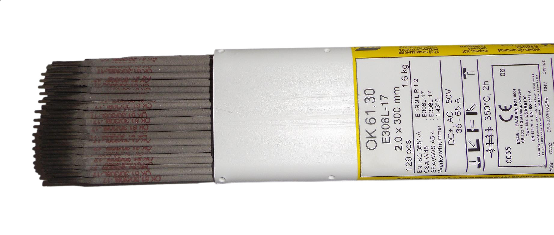 

Elektrody Nierdzewki Kwasówki 316L 2,5 Esab Inox