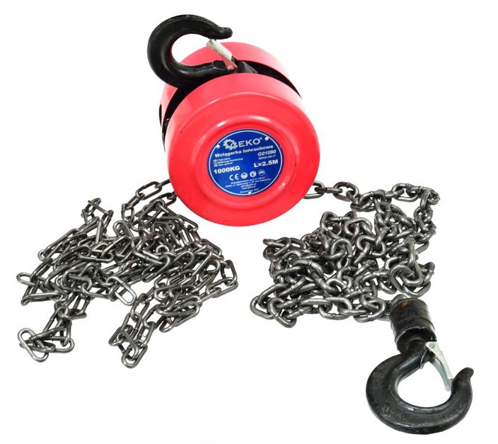 ЛЕБІДКА ЛАНЦЮГОВА ЛЕБІДКА 1Т ЛЕБІДКА 2,5 М