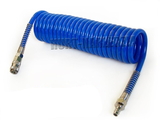 

Wąż pneumatyczny do kompresora spiralny 8x12/5m Pu