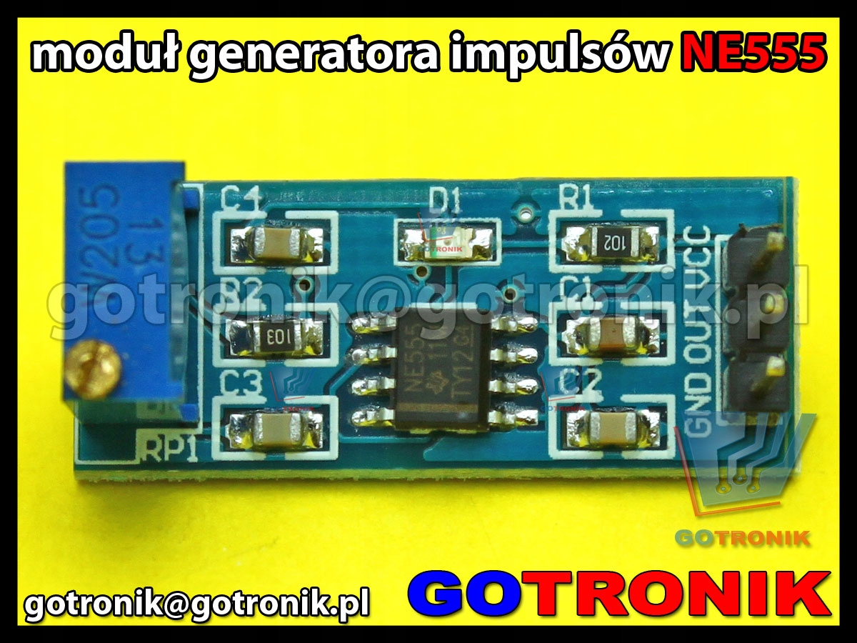 Moduł generatora impulsów NE555____________LCT-108 Producent LCT