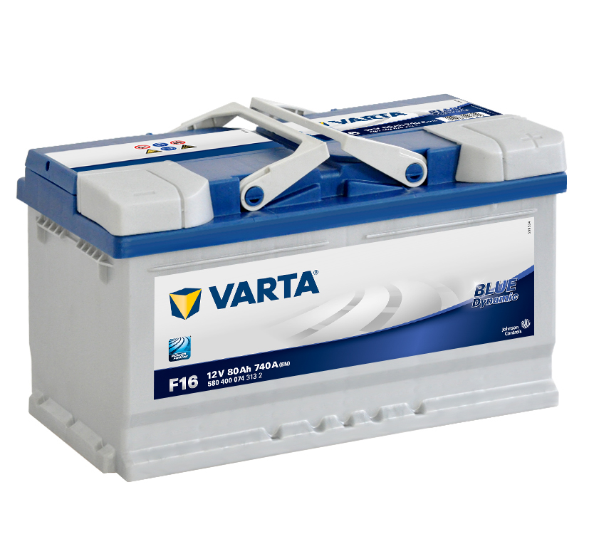 5804000743132 - Аккумулятор Varta BLUE DYNAMIC 80AH, 740a, F16