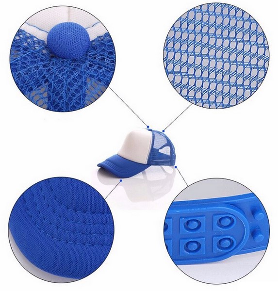 KLASYCZNA CZAPKA Z DASZKIEM SIATKA TRUCKER BRĄZOWA Marka DKM