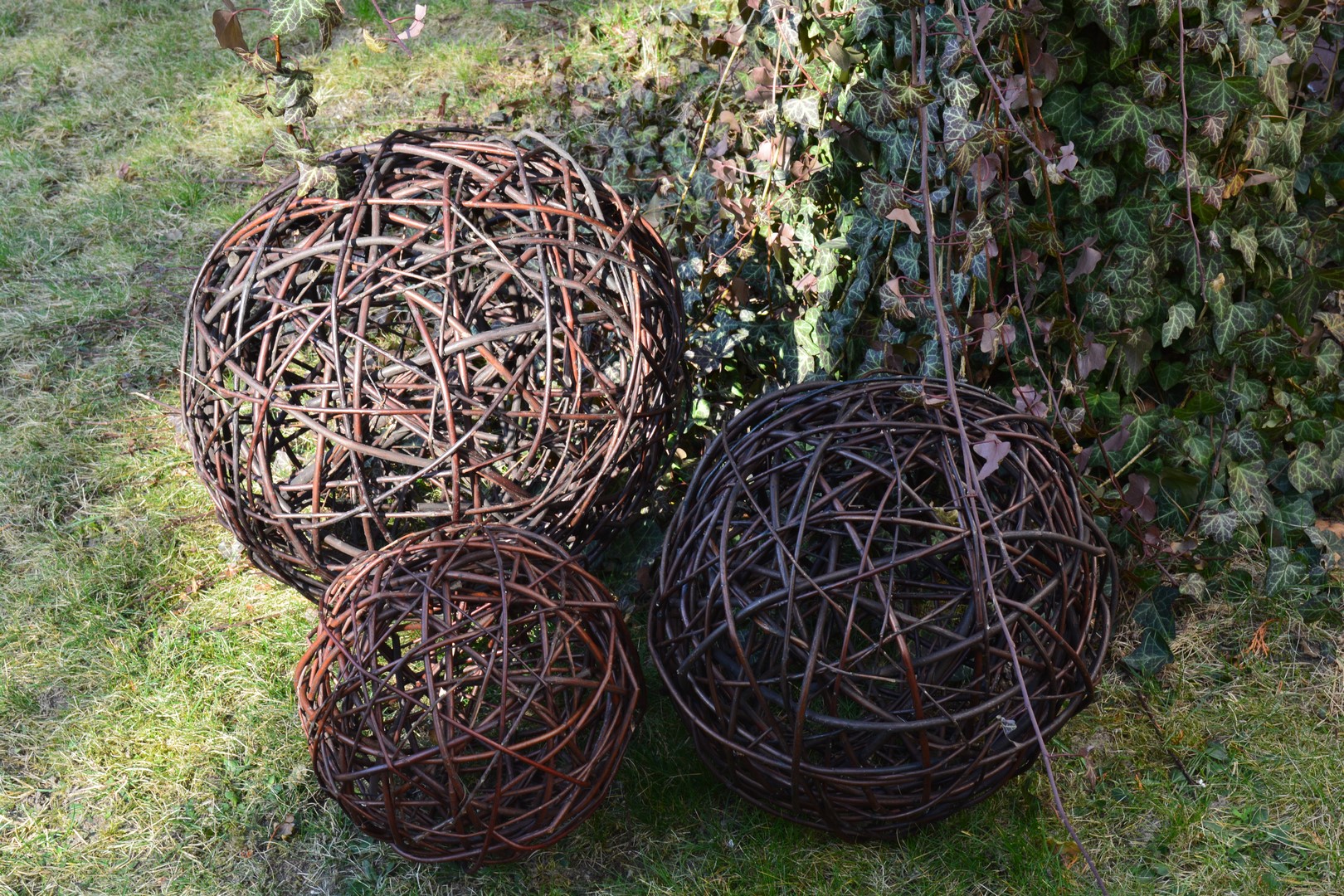 KULA WIKLINOWA KOMPLET 3 SZTUK ŚREDNICA 40,30,20 Rodzaj dekoracja