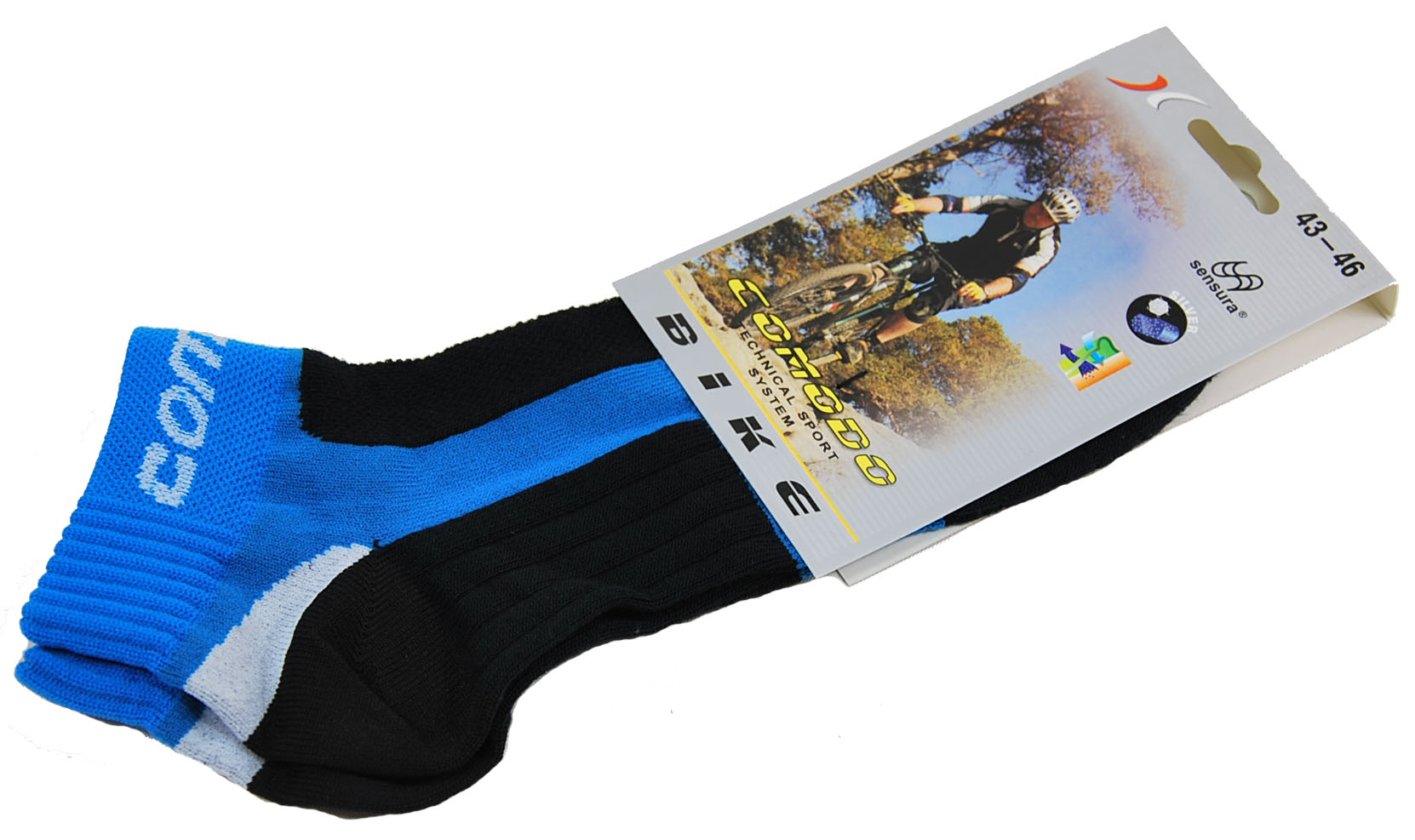 SKARPETY ROWEROWE Termoaktywne -50% COMODO n43-46 Kolor Niebieski