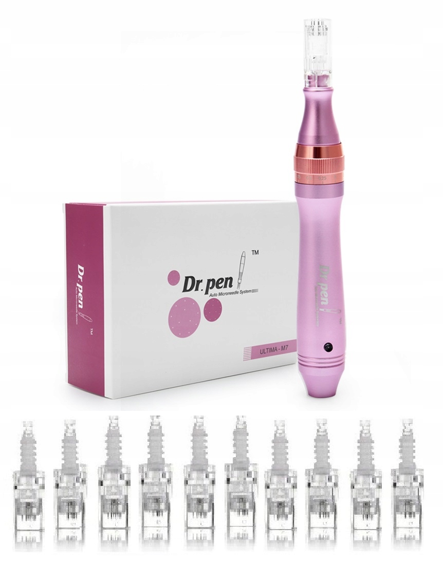 Dr Pen M7 Pro bezdrátová mezoterapie Dermapen 10 kazet Set