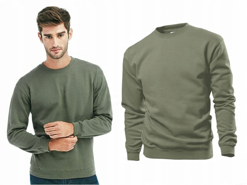 

Męska Bluza Stedman - Bez Kaptura - Khaki - r.3XL