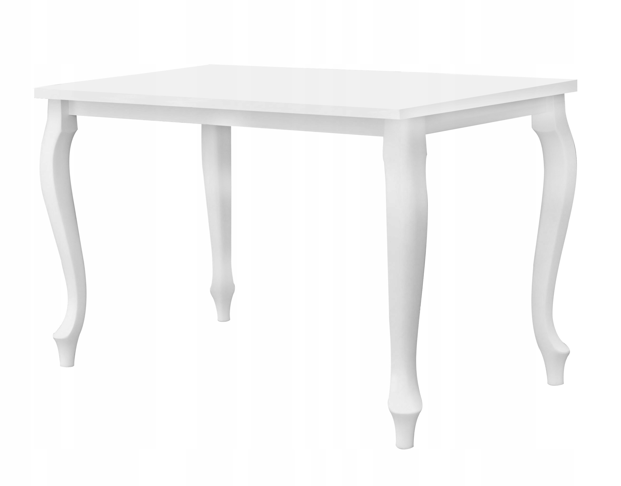большой глянцевый белый стол