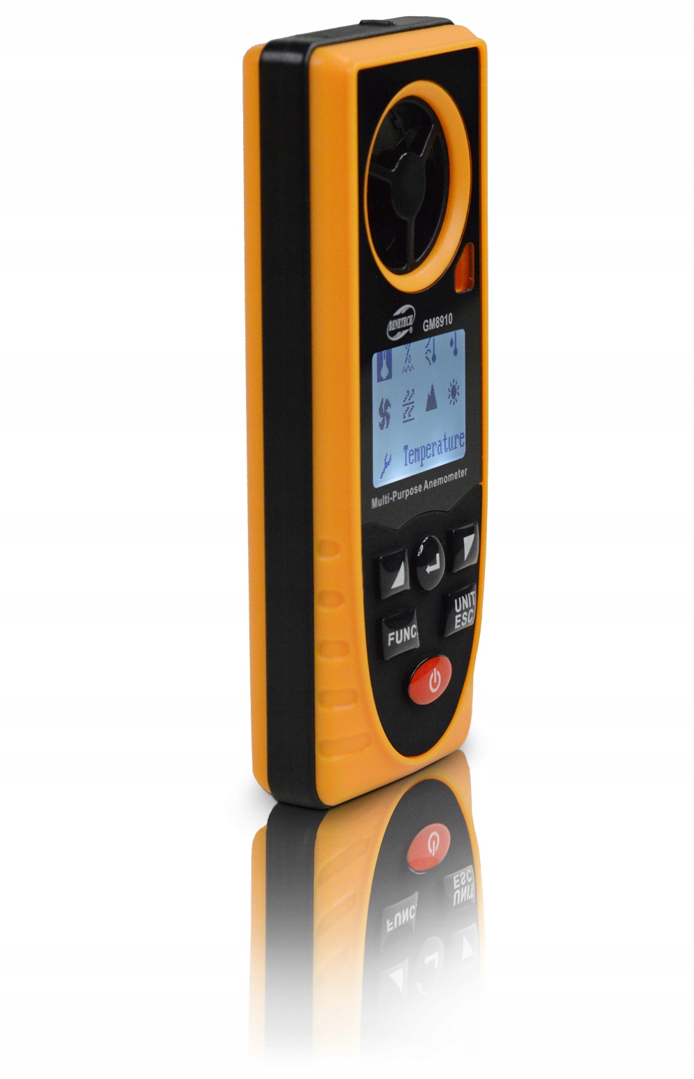 ANEMOMETR WIELOFUNKCYJNY MIERNIK WIATROMIERZ CIŚNIENIA BAROMETR MULTI LCD Marka Benetech