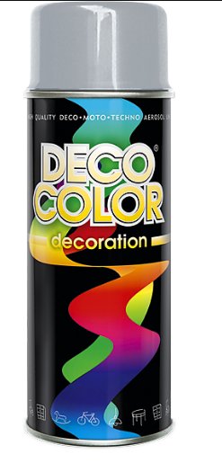 

Lakier Spray Farba Deco Color 400ml szary