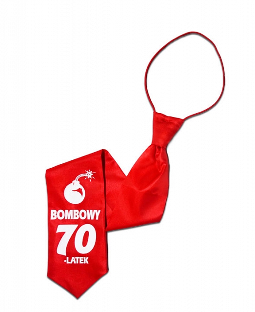 

Krawat 70-tka urodziny Bombowy 70 Latek