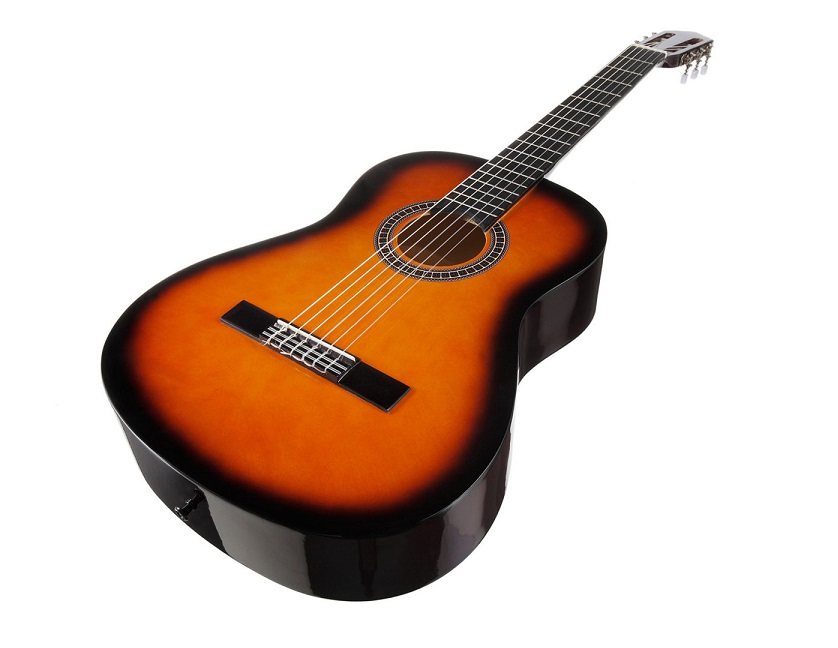 GITARA KLASYCZNA - SUPER JAKOŚĆ 4/4 TUNER + DVD! Kod producenta 25SB CLASIK