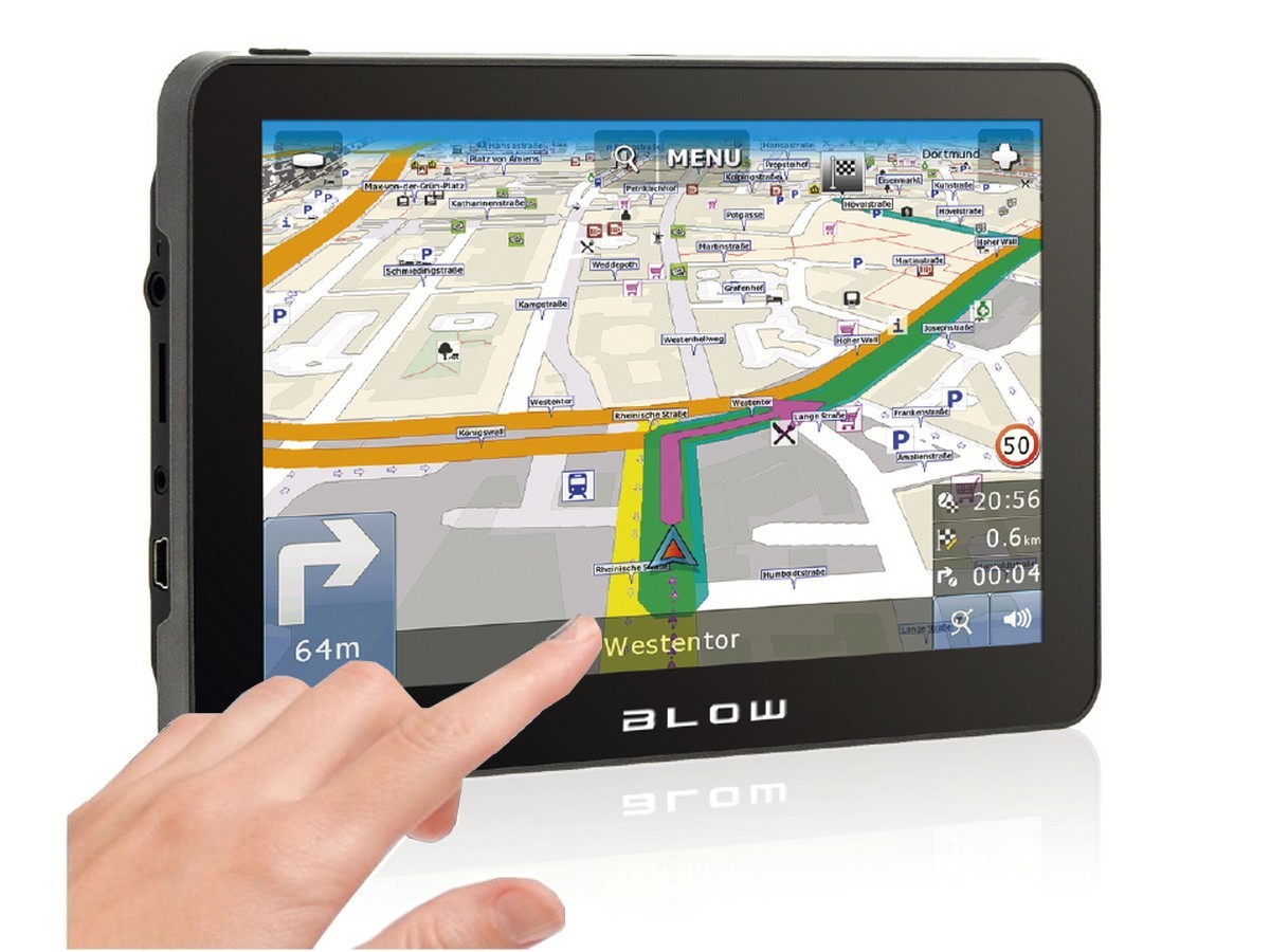 NAVIGATION BLOW GPS720 7 INCH LIFE CHART EU RU