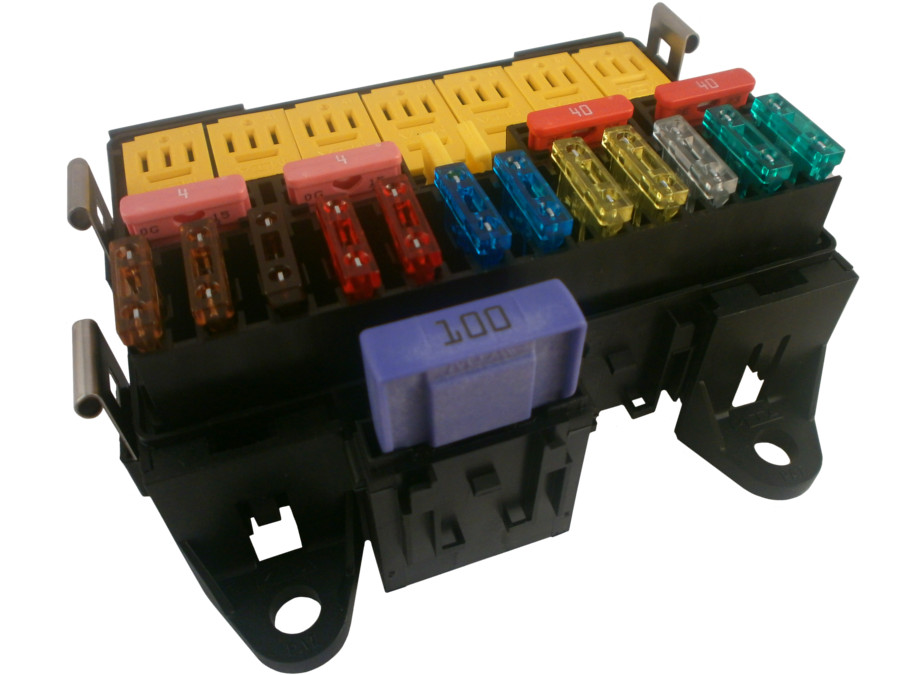 SKRZYNKA BEZPIECZNIKOW 16 UNI MAXI PRZEKAZNIKOW 7