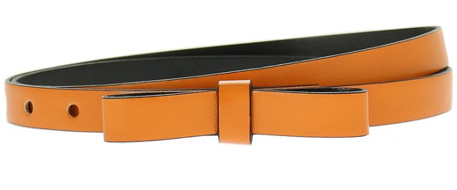 

Skórzany Damski Pasek kokardka Skóra 100% 1,5 cm
