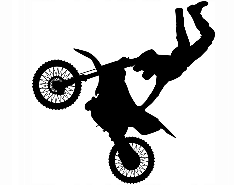 

Naklejka na ścianę Sport Motocykl Cross 35 x 35 cm