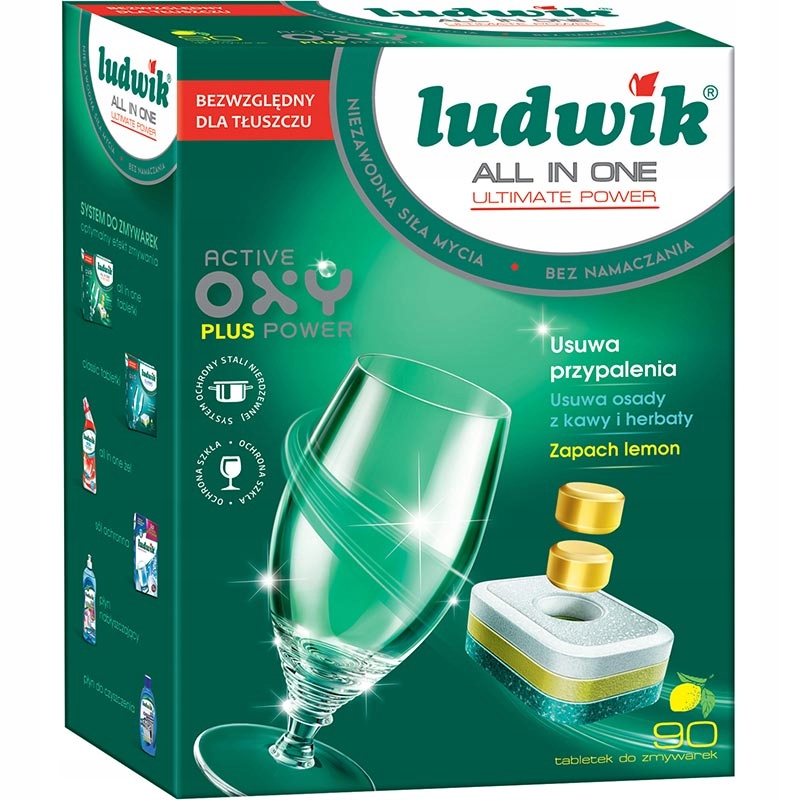 

Tabletki do zmywarek Ludwik all in one 90szt