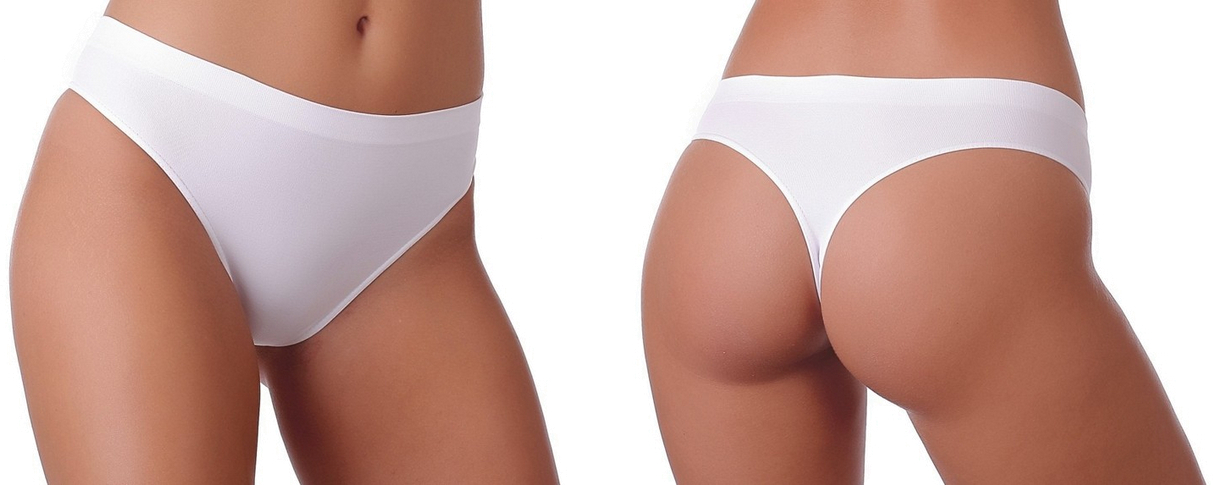 Majtki STRINGI LILI GATTA bezszwowe r. L Materiał dominujący mikrofibra (mikrofaza)