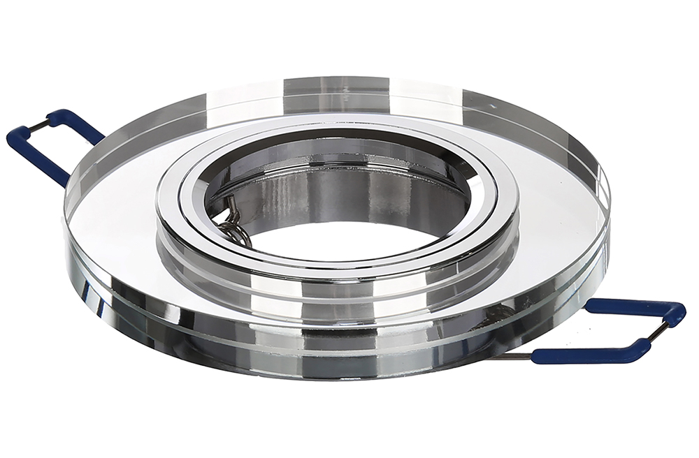 Szklana oprawa halogenowa KRYSZTAŁ GU10 LED 7002