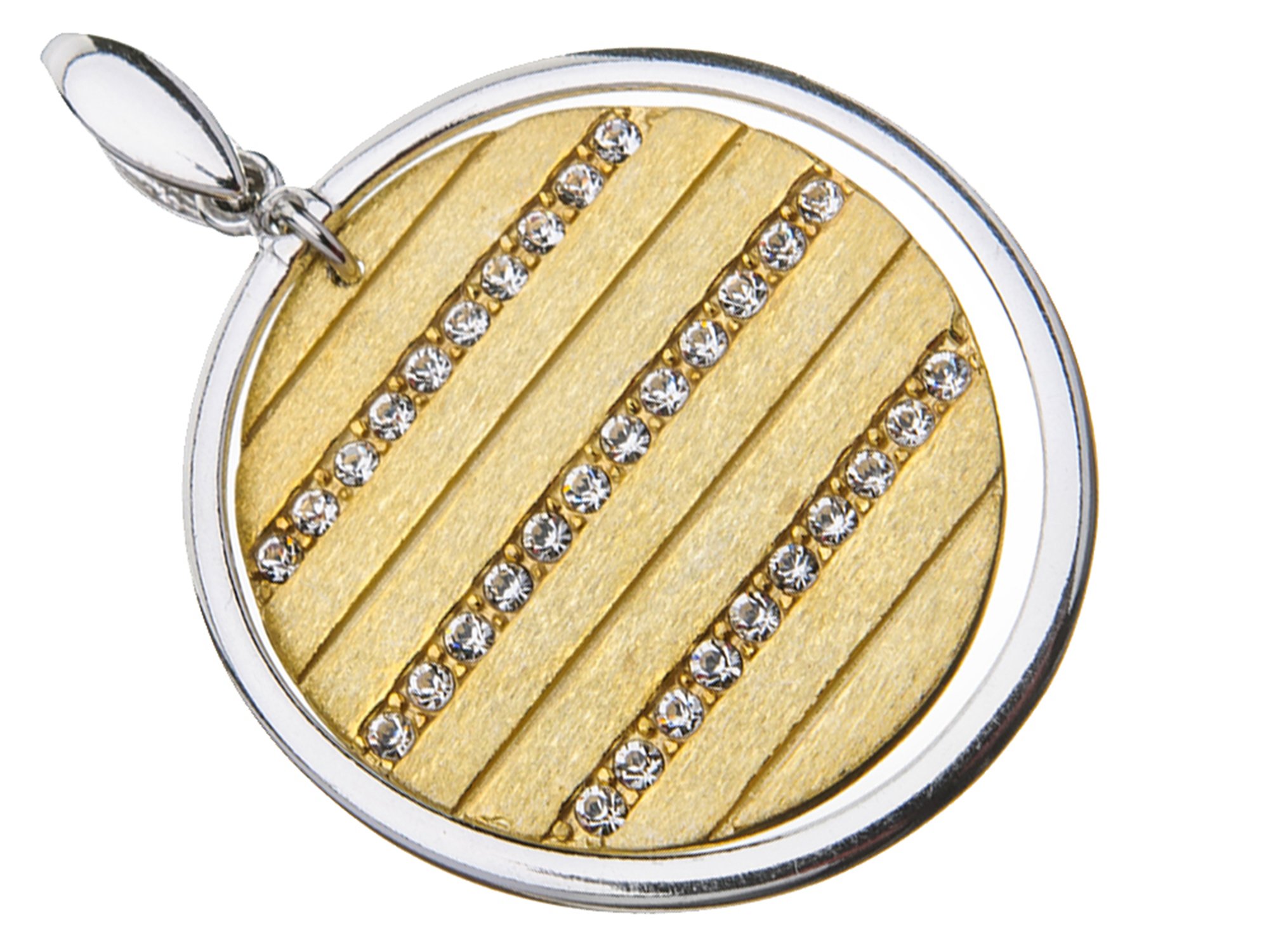 Prolamovaný Přívěsek S Kroužkem A Zirkony